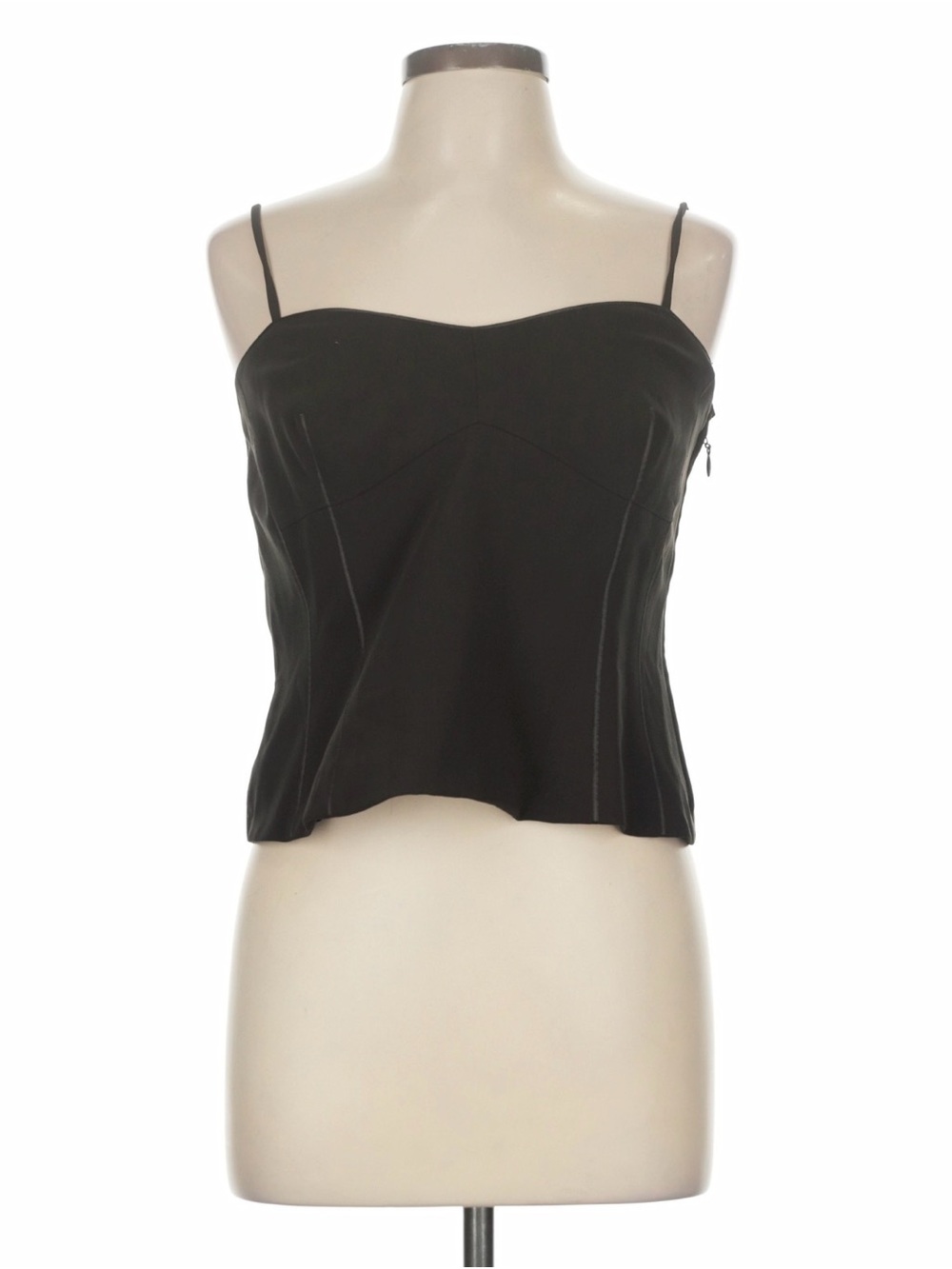 Vintage Silk Dark Brown Cami Top